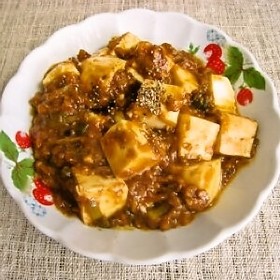 サムジャンで★肉なし麻婆豆腐