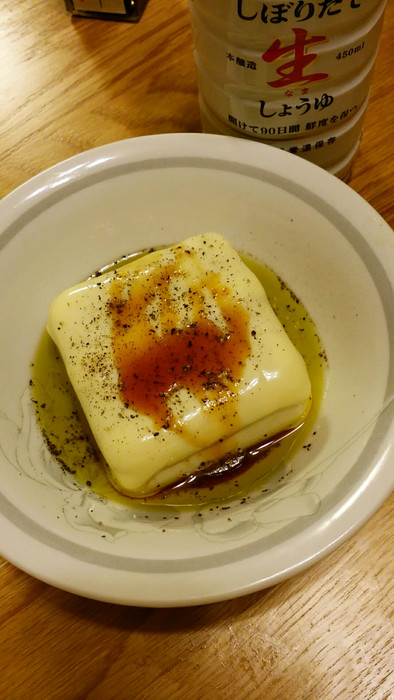 オリーブオイルde豆腐チーズの写真