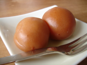 青梅が、あっという間にはちみつ梅に?