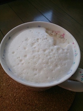 ココナッツオイルでカプチーノ