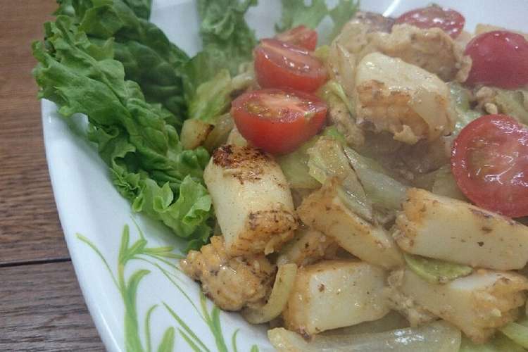 紋甲いかとキャベツのオイマヨ炒め レシピ 作り方 By Miki House クックパッド 簡単おいしいみんなのレシピが364万品