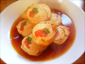 鶏肉の野菜巻き