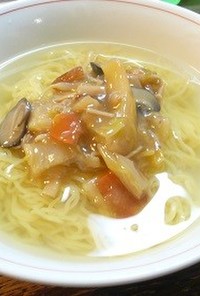 塩サンマ—麺
