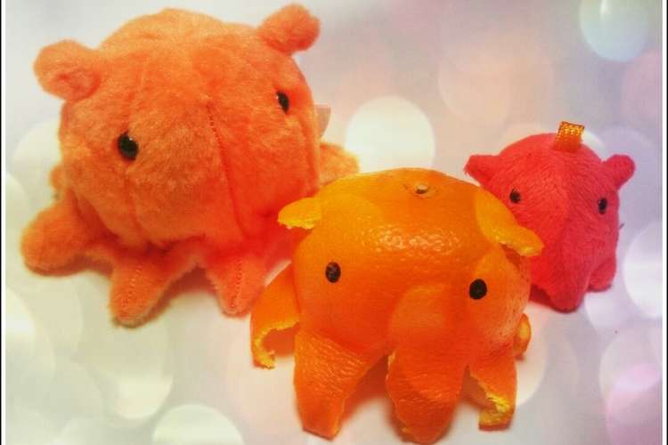 ギョギョっと深海魚 メンダコみかん レシピ 作り方 By 増田田増 クックパッド