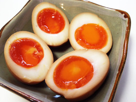 ラーメンやツマミに簡単☆半熟煮玉子(味玉