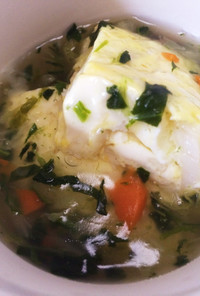 白身魚と卵の野菜あんかけ（離乳食後期）