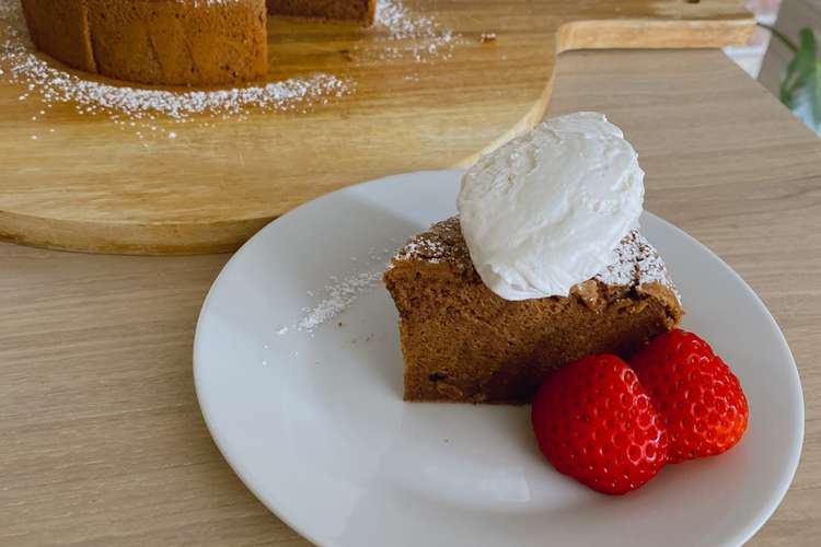 チョコとお豆腐のヘルシーケーキ レシピ 作り方 By ハミcooking クックパッド