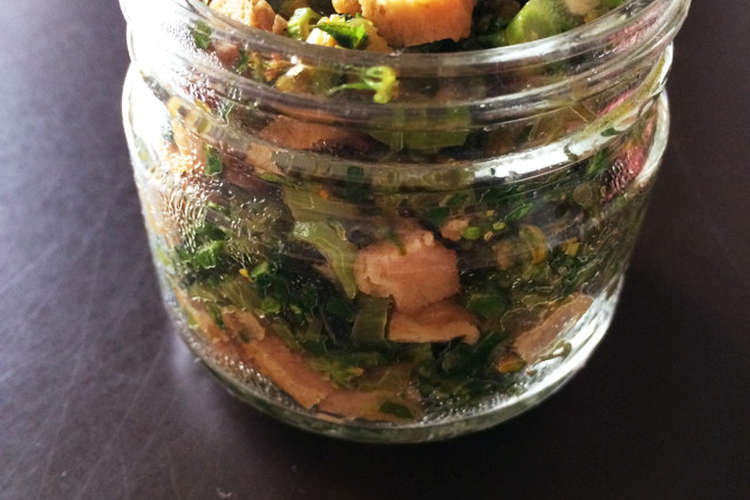 そのままでも 大根葉と菜の花のふりかけ レシピ 作り方 By Mint322 クックパッド 簡単おいしいみんなのレシピが367万品