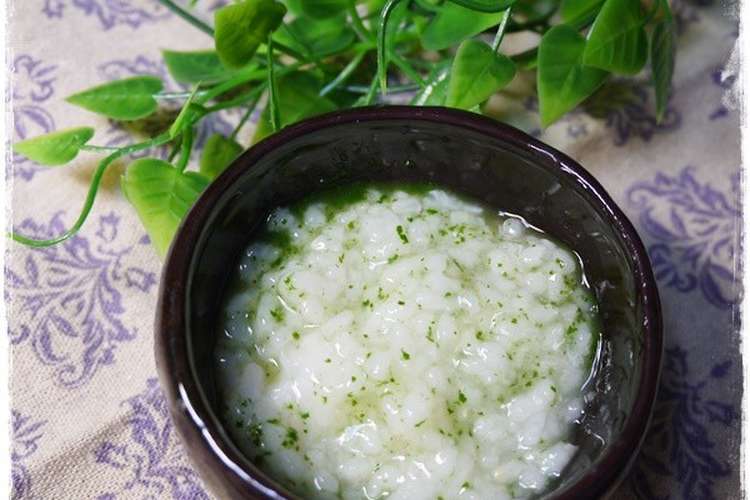 離乳食初期 ほうれん草のおかゆ レシピ 作り方 By 和の離乳食 中田馨 クックパッド 簡単おいしいみんなのレシピが360万品