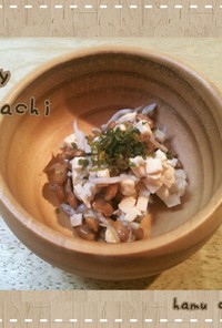 【離乳食中期～】豆腐に納豆しらすの小鉢