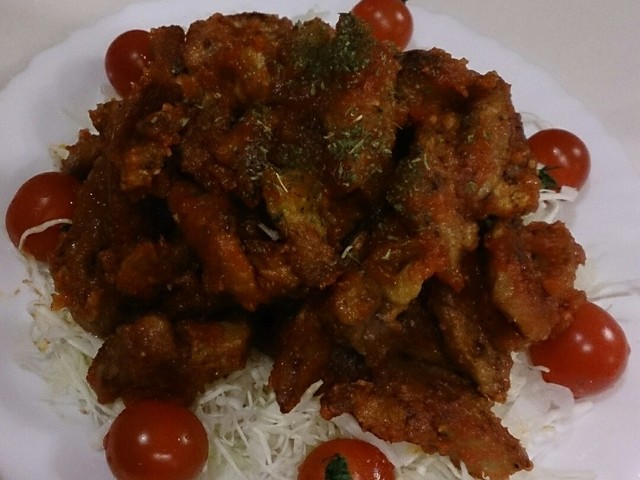 レバー嫌いでもokレバーのケチャップ炒め レシピ 作り方 By Ron太 クックパッド 簡単おいしいみんなのレシピが352万品