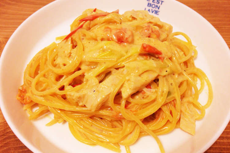 鶏肉とミニトマトのクリームパスタ レシピ 作り方 By ぽんぽこマフィン クックパッド 簡単おいしいみんなのレシピが375万品