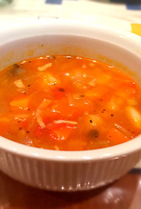 簡単ミネストローネ！！野菜スープ