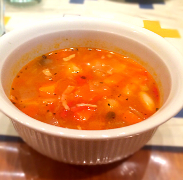 簡単ミネストローネ！！野菜スープの画像
