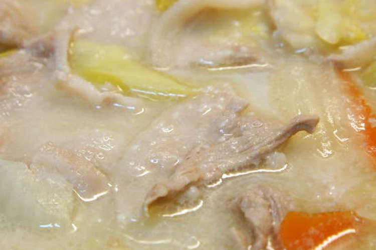 豚バラ肉 白菜の酒粕鍋 レシピ 作り方 By さつきa クックパッド