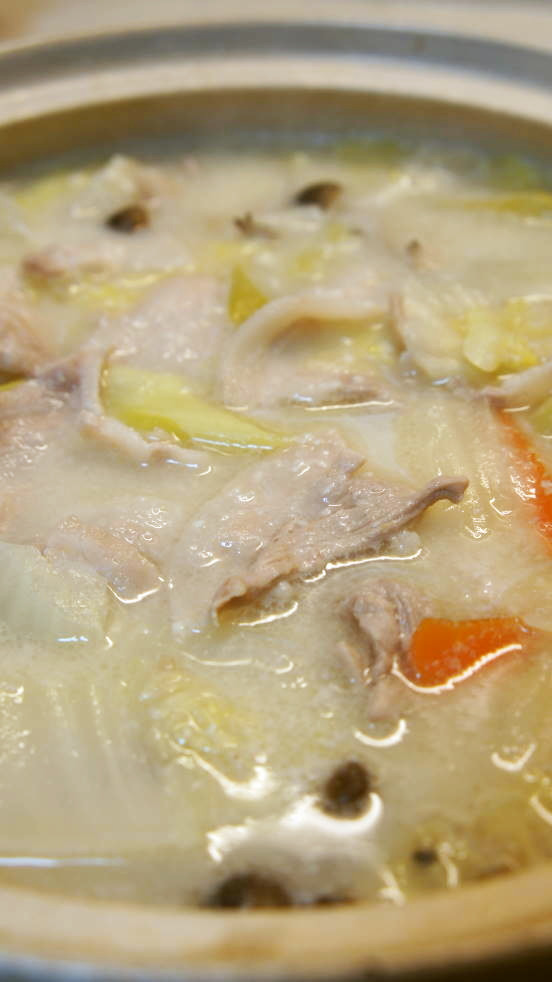 豚バラ肉・白菜の酒粕鍋の画像