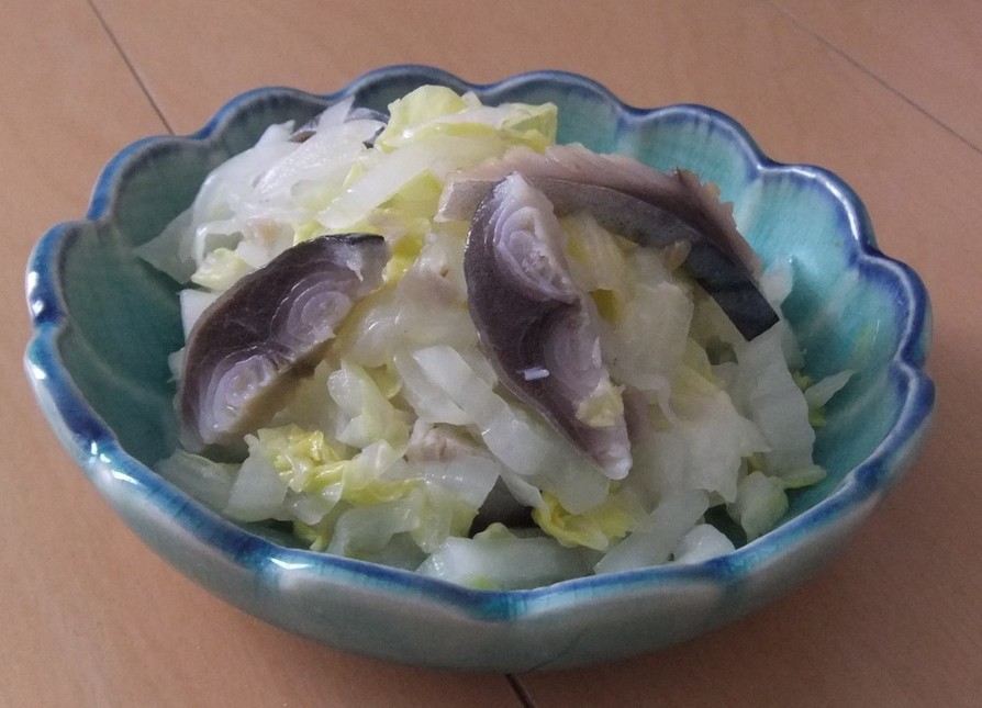 白菜としめサバの和物の画像