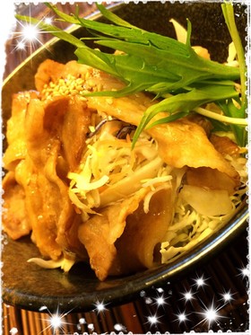 我が家特製ダレのヘルシー豚丼