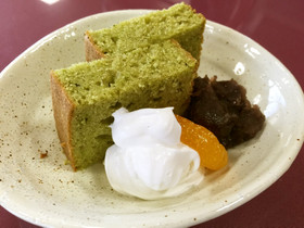 三温糖を使って♪簡単抹茶パウンドケーキ