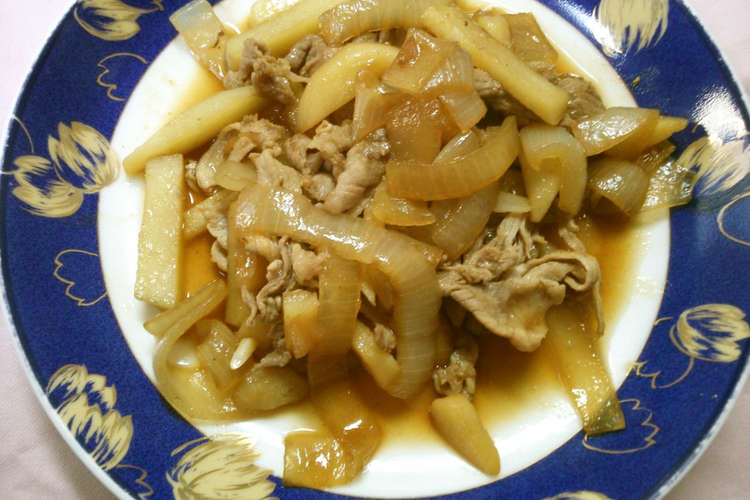 豚肉 玉ねぎ じゃがいもの 肉野菜炒め レシピ 作り方 By 331ミミイ クックパッド 簡単おいしいみんなのレシピが360万品