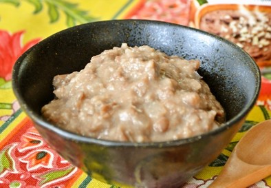 メキシコの豆料理　リフライドビーンズの写真