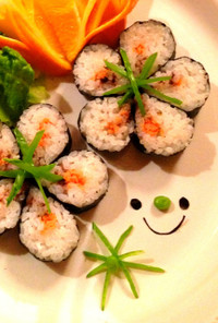 簡単！お花のお寿司✽キャラ弁やひな祭りに