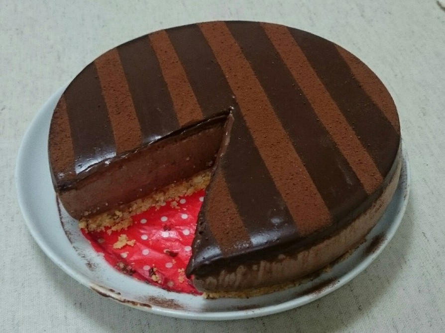 とろける～チョコムース＆ガナッシュケーキの画像