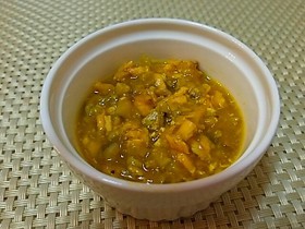 離乳食☆鮭とかぼちゃの味噌煮