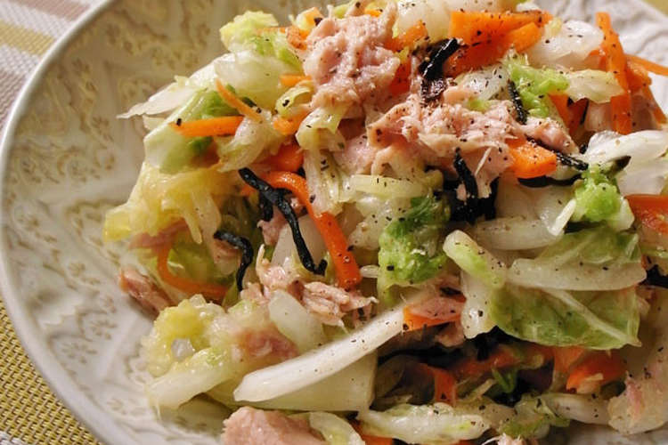 白菜とツナのさっぱりサラダ レシピ 作り方 By Moj クックパッド 簡単おいしいみんなのレシピが364万品