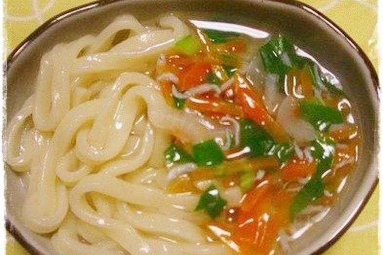 離乳食完了期 野菜とじゃこのうどん レシピ 作り方 By 和の離乳食 中田馨 クックパッド 簡単おいしいみんなのレシピが370万品