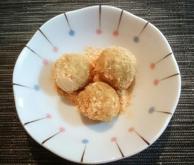 さつまいもきな粉だんご