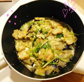 子どもにもOK!お麩の三つ葉の卵とじ