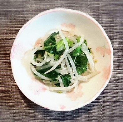もやしと小松菜のナムルの写真