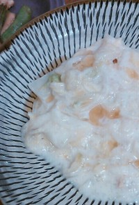 白菜と干し貝柱の中華風クリーム煮