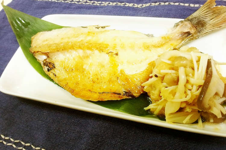つぼ鯛とおろしきのこぽん レシピ 作り方 By 築地魚河岸の嫁 クックパッド