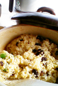 もち米玄米 土鍋での炊き方&甘納豆ご飯