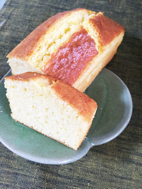 ココナッツオイルで作る基本パウンドケーキ