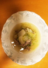 白菜と豚肉のスープ煮