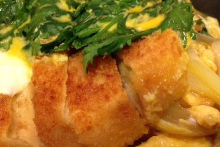 高野豆腐deかつ煮 かつ丼 レシピ 作り方 By Maropi クックパッド 簡単おいしいみんなのレシピが352万品