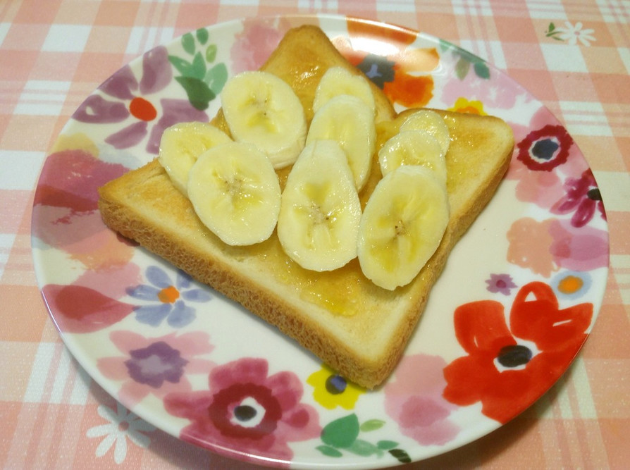 バナナマーマレードでココナッツトースト☆の画像