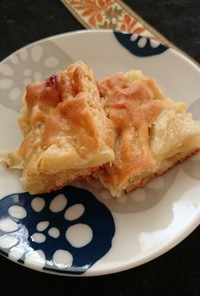 バターなし☆甘さ控えめ簡単りんごのケーキ