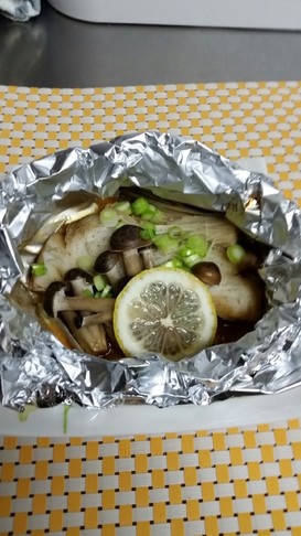 鱈のバターレモンホイル焼き