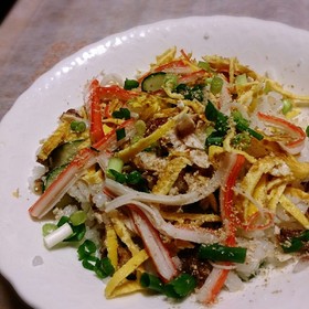 ブリの生姜照り焼きでさっぱりチラシ寿司