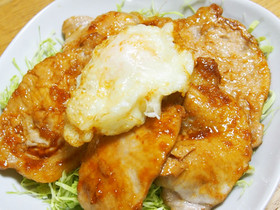 生姜たっぷりの我が家の生姜焼き