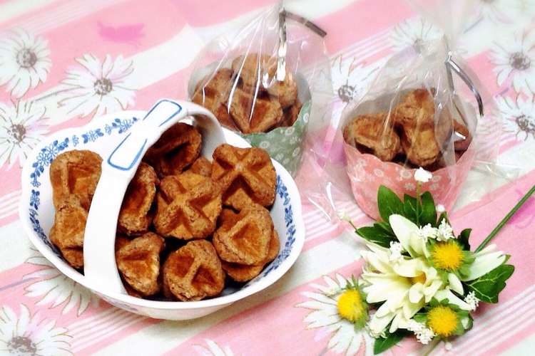 Hmで簡単ココアワッフル バレンタイン レシピ 作り方 By 笑くぼ クックパッド