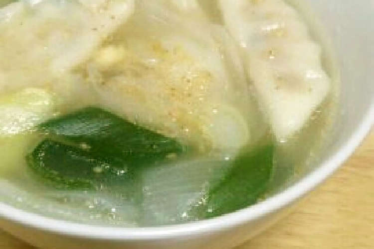 野菜たっぷり餃子スープ レシピ 作り方 By キッチンｊ クックパッド 簡単おいしいみんなのレシピが356万品
