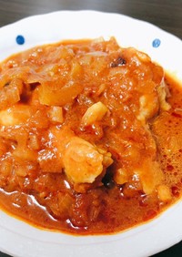 パキスタン風鶏肉のトマト煮込み