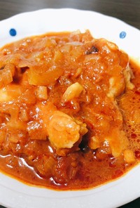 パキスタン風鶏肉のトマト煮込み
