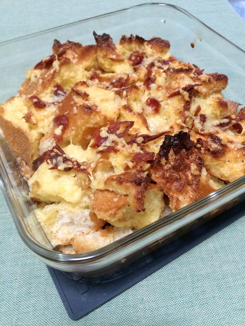 硬くなったフランスパンで簡単パングラタン by むうの料理実験室 【クックパッド】 簡単おいしいみんなのレシピが350万品