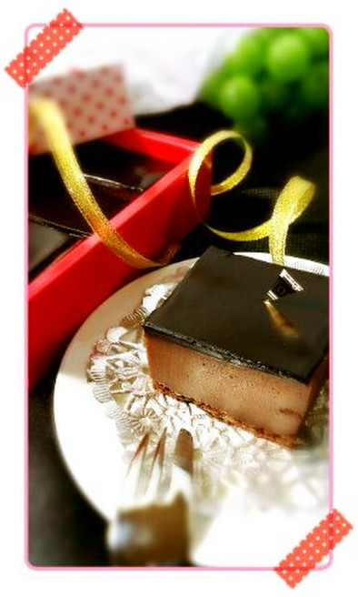 バレンタイン ♥ 生チョコチーズケーキの写真